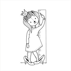 Cute outline drawings of animals for children's projects. Black and white vector illustrations of little animals, perfect for coloring pages, children's products, books, cards, and prints