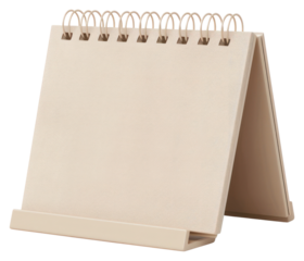 PNG Blank spiral desk calendar stand