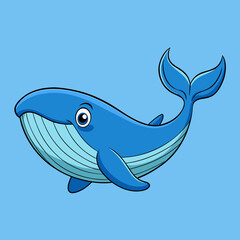 whale vector illustration
