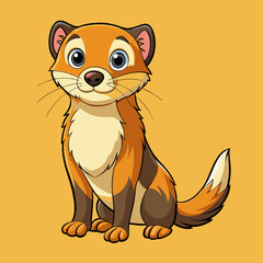 ferret  cartoon vector