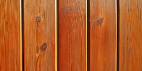 Naklejka premium Close-Up View of Rustic Wooden Planks with Natural Grain Patterns