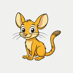 jerboa  cartoon vector