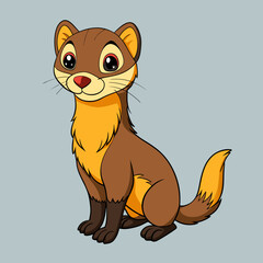 ferret  cartoon vector