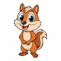 chipmunk cartoon vector