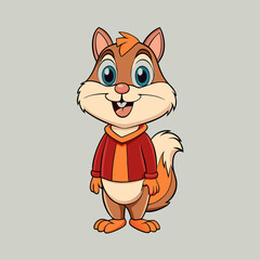 chipmunk cartoon vector