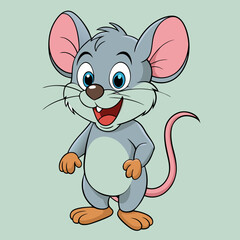 mouse cartoon vector