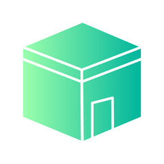kaaba gradient icon