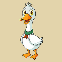 goose cartoon vector