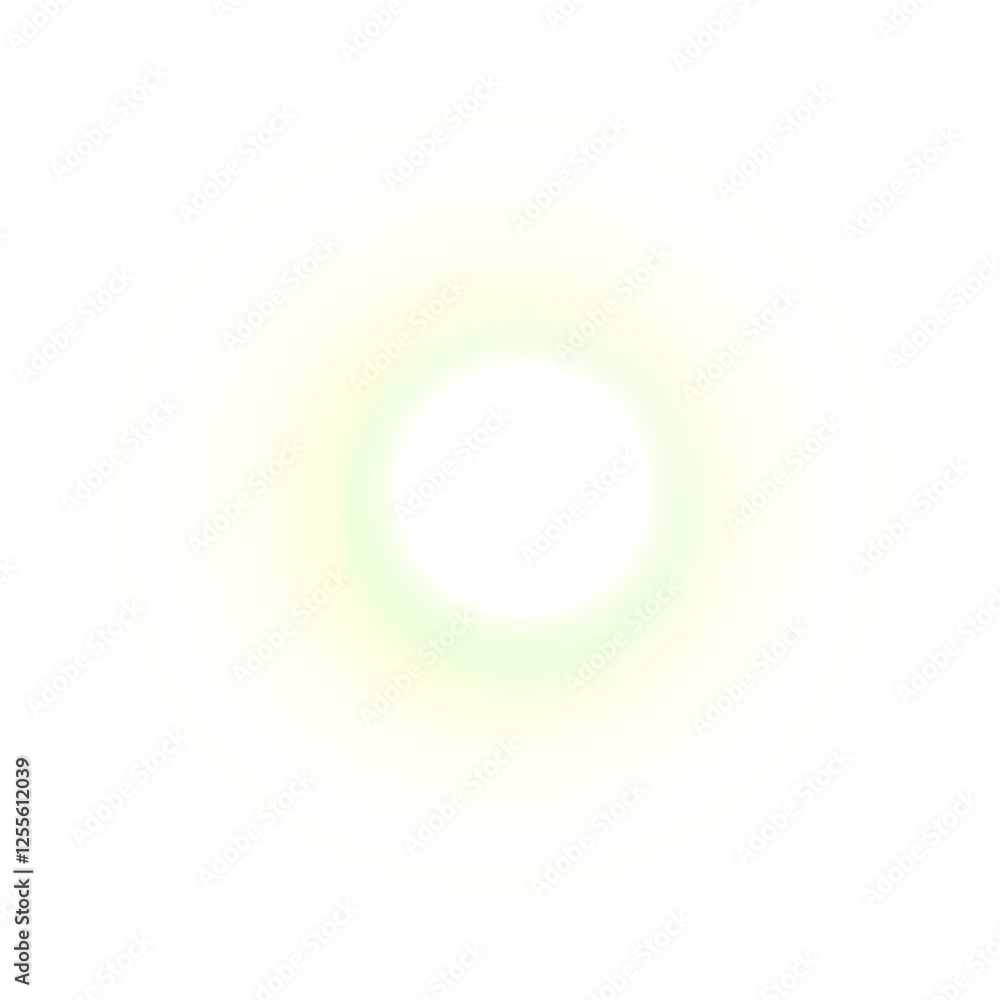 Poster glowing light gradient circle on transparent background
