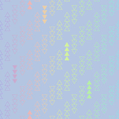 Hologram texture patterns. Vector gradient iridescent background.