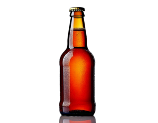 Beer, bottle, mockup, PNG, isolated, white, transparent, background, high-resolution, realistic, empty, branding, design, template, editable, visualization, packaging, object, digital, detailed, prese