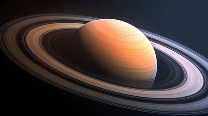 A Futuristic Megacity Floating Within Saturn’s Rings, Advanced Space Civilization