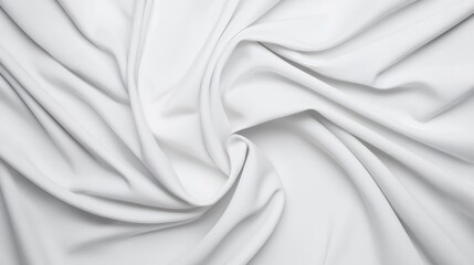 Obraz premium White Fabric Draped Texture Background