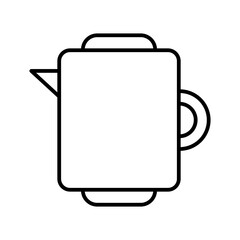teapot line icon