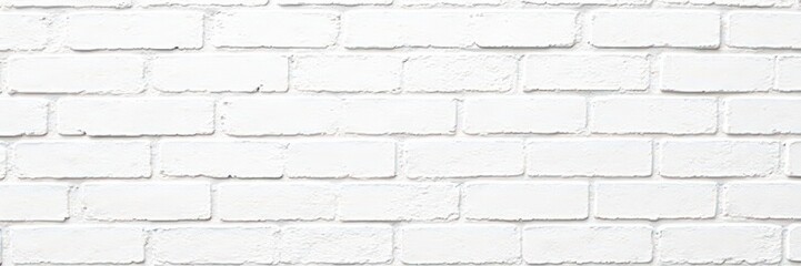Obraz premium Clean white brick wall texture, perfect backdrop , modern, light, brick