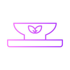 bowl gradient icon