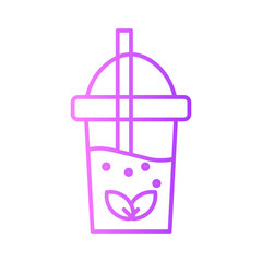 drink cap gradient icon