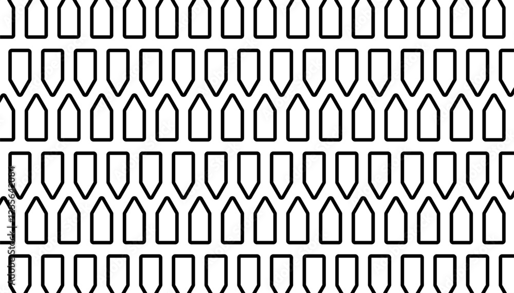 Poster black and white seamless geometric pattern for sporty background and design element. vector format i