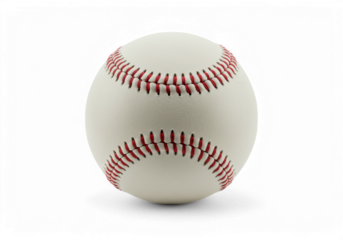 Baseball isolated on black for sports related content and advertising