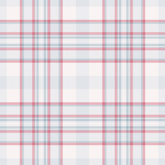 Isolation plaid seamless textile, old texture pattern check. 20s fabric background tartan vector in sea shell and sterling silver colors.