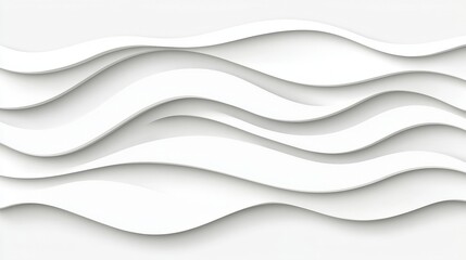 Obraz premium Abstract White Wave Patterns on Light Background for Modern Design and Art Projects