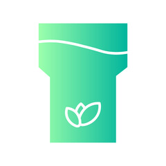 green tea gradient icon