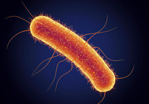 3D Illustration of Bacteroides Fragilis, Key Bacterial Species in the Human Gut Microbiome