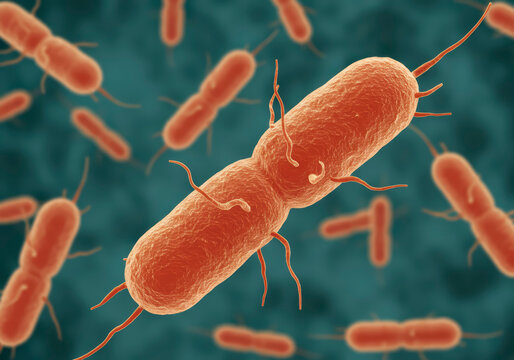 Salmonella Bacteria in 3D, Visualizing Enteric Pathogens Linked to Food Poisoning and Typhoid Fever