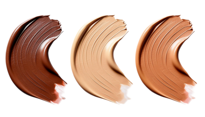 Trio of Beige Face Base Foundation Color