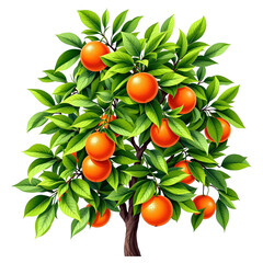 Oranges growing on tree orchard, Hand reaching for plum on branch, Orange tree harvest in barren desert, fruits tree
