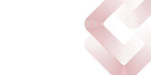 Abstract lines pattern technology on red gradients background. Modern red abstract vector long banner background. Minimalist Geometric Art for Modern Tech, Web Design, and Digital Projects. vector.