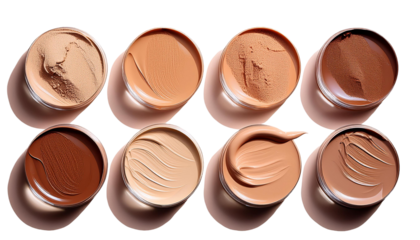 Trio of Beige Face Base Foundation Color