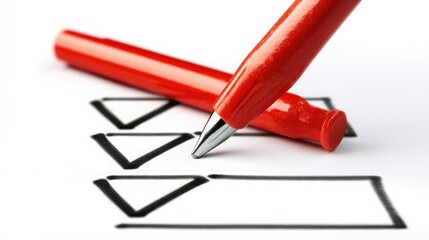A checklist with items marked off, illustrating task completion and progress monitoring