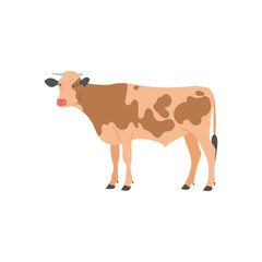 Cow Flat Icon, Vector illustration