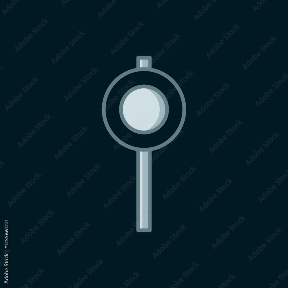 Aufkleber line road traffic sign. signpost icon isolated on black background. pointer symbol. street informati