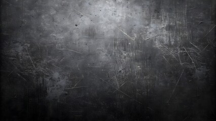 Obraz premium Grungy Dark Gray Wall Texture Background with Scratches and Grain.