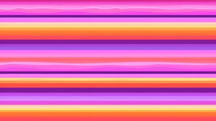 Vibrant Colorful Horizontal Stripes in Shades of Pink and Orange