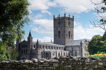 St Davids cathedral  Wales  St Davids  day 