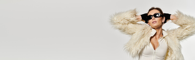 Embracing elegance and style in chic winter fashion with youthful allure