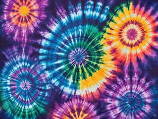 Abstract textured spiral folded rainbow colorful tie dye textured background. Colorful tie dye pattern abstract background.