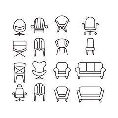 Chair silhouettes are minimalist outlines that capture a chair’s essential form using clean, bold lines and contrasting negative space. They transform everyday seating into timeless, iconic images