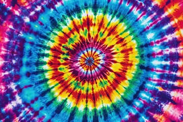 Abstract textured spiral folded rainbow colorful tie dye textured background. Colorful tie dye pattern abstract background.