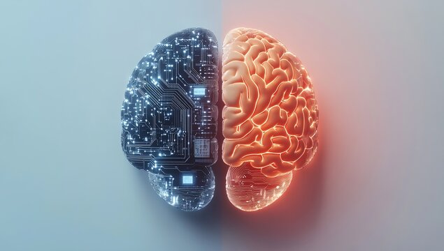Exploring the Convergence of Human Brain and Artificial Intelligence Circuits: A Technological and Biological Fusion