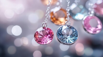 Fototapeta premium pink christmas balls