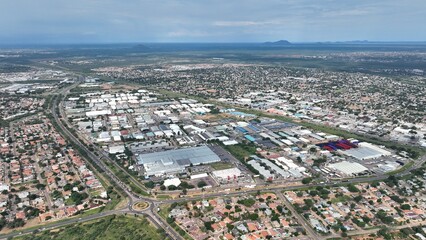 Broadhurst industrial area in Gaborone, Botswana, Africa