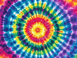 Colorful tie dye pattern abstract background. Abstract textured spiral folded rainbow colorful tie dye textured background.