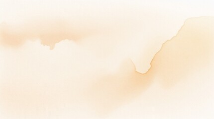 Watercolor abstract background with soft beige tones
