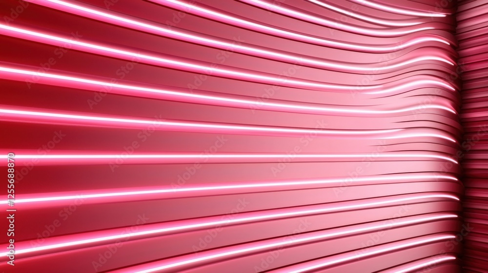Poster dynamic neon light patterns studio digital art futuristic abstract visual experience