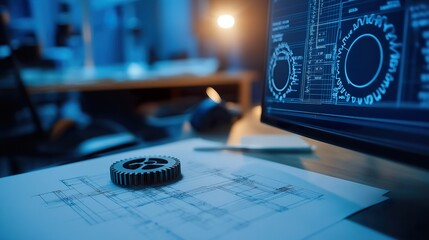 High-Tech Mechanical Engineering Studio
