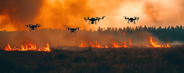 Drone Surveillance of Wildfire: Aerial Monitoring and Emergency Response Using Unmanned Aerial Vehicles for Effective Firefighting